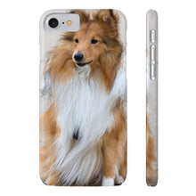 Slim Phone Cases, Sheltie Phone Case 01