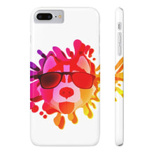 Slim Phone Case, Husky on Beach Phone Case
