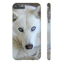 Slim Phone Case, White Siberian Husky Phone Case
