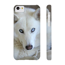 Slim Phone Case, White Siberian Husky Phone Case