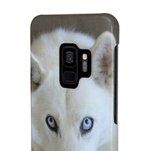 Slim Phone Case, White Siberian Husky Phone Case