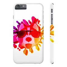 Slim Phone Case, Husky on Beach Phone Case