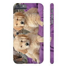 Slim Phone Cases, Golden Retriever Puppies Phone Case
