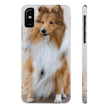 Slim Phone Cases, Sheltie Phone Case 01