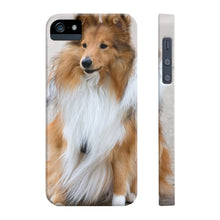 Slim Phone Cases, Sheltie Phone Case 01