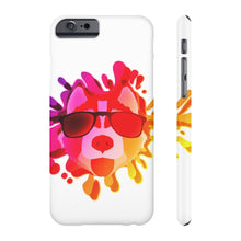 Slim Phone Case, Husky on Beach Phone Case