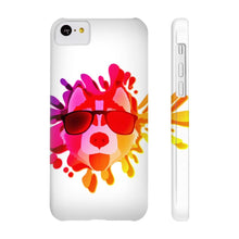 Slim Phone Case, Husky on Beach Phone Case