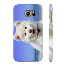 Slim Phone Case, Beach Puppy