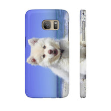 Slim Phone Case, Beach Puppy