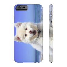 Slim Phone Case, Beach Puppy