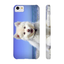 Slim Phone Case, Beach Puppy