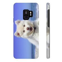 Slim Phone Case, Beach Puppy