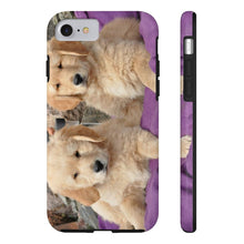 Tough Phone Case, Golden Retriever Puppies Phone Case