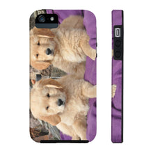 Tough Phone Case, Golden Retriever Puppies Phone Case