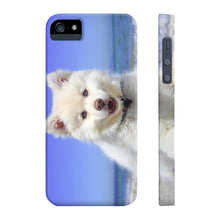 Slim Phone Case, Beach Puppy