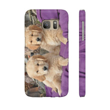 Slim Phone Cases, Golden Retriever Puppies Phone Case