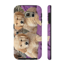 Tough Phone Case, Golden Retriever Puppies Phone Case