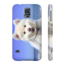 Slim Phone Case, Beach Puppy