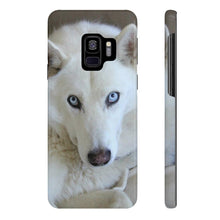 Slim Phone Case, White Siberian Husky Phone Case