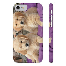 Slim Phone Cases, Golden Retriever Puppies Phone Case