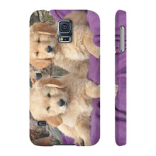 Slim Phone Cases, Golden Retriever Puppies Phone Case