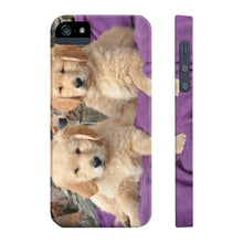 Slim Phone Cases, Golden Retriever Puppies Phone Case
