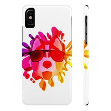 Slim Phone Case, Husky on Beach Phone Case