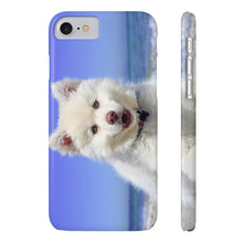 Slim Phone Case, Beach Puppy