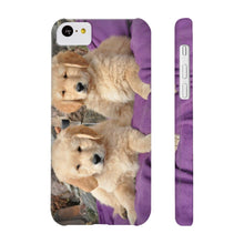 Slim Phone Cases, Golden Retriever Puppies Phone Case