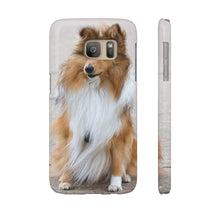 Slim Phone Cases, Sheltie Phone Case 01