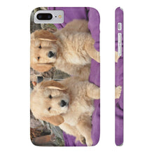 Slim Phone Cases, Golden Retriever Puppies Phone Case